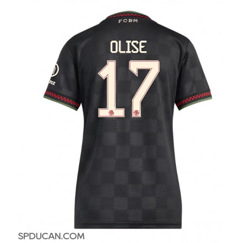 Zenski Nogometni Dres Bayern Munich Michael Olise #17 Rezervni 2025-26 Kratak Rukav